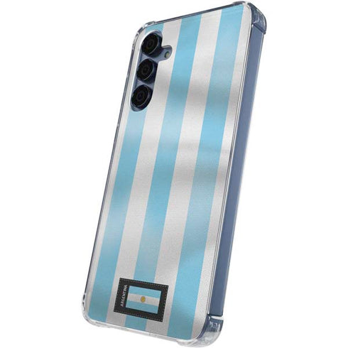 Argentina Soccer Flag Galaxy A35 5G Clear Case